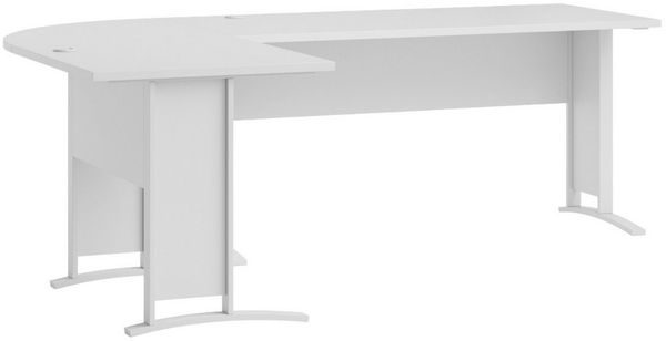 moebel-dich-auf Eckschreibtisch OFFICE LINE (in 2 Farbvarianten, 220 x 72 x 70 cm), wechselseitig montierbar