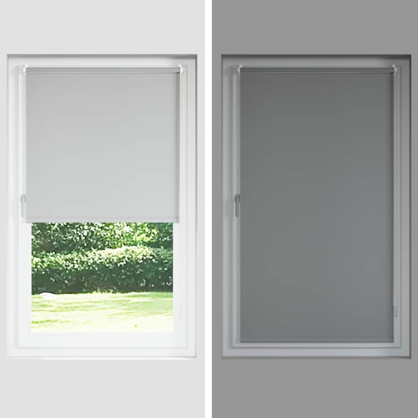 vidaXL Verdunkelungsrollo Schwarz 155x210 cm Stoffbreite 151,6 cm 4010931 Bild 8