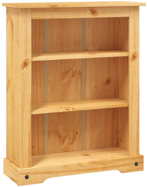 vidaXL Bücherschrank 3 Fächer Mexiko-Stil Kiefernholz 80x29x100 cm 243745