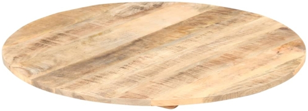 Tischplatte aus Massivholz, Mango, Rund, 15-16 mm, 40 cm