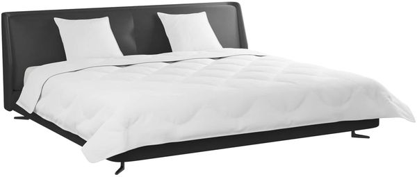 vidaXL Winterbettdecke mit Kissen 3 pcs Weiß Mikrofaser 3377823 Bild 3