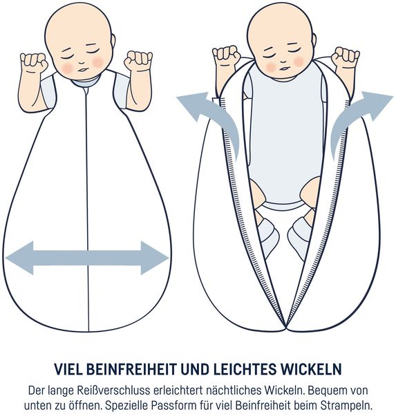 Jersey Schlafsack - Little Dinos Bild 7