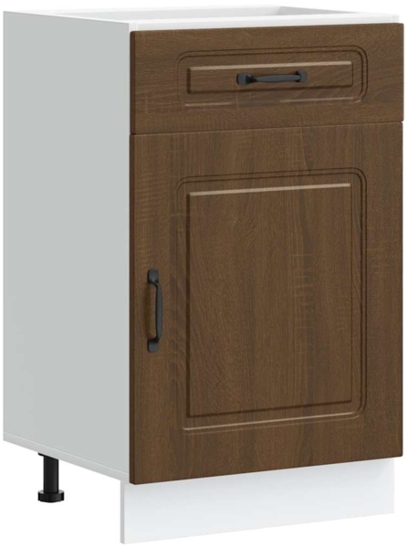 vidaXL Küchenunterschrank Kalmar Braun Eichen-Optik Holzwerkstoff 853484