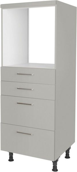 nobilia® Herdumbauschrank "Touch", mit Schubkästen und Auszügen, vormontiert, Breite/Höhe: 60/167,8 cm