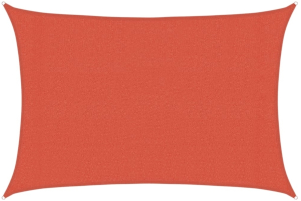 vidaXL Sonnensegel 160 g/m² Terrakottarot 3x4,5 m HDPE 311348