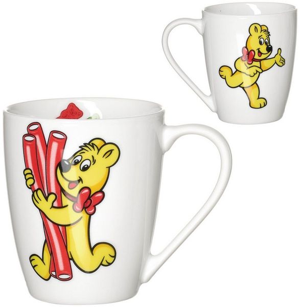 Ritzenhoff & Breker Becher HARIBO BALLA Sticks, 360 ml, 1-tlg, Porzellan, spülmaschinenfest