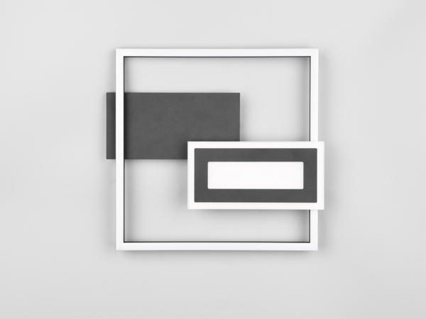 Trio Leuchten LED Deckenleuchte Spiro 22W schwarz matt Bild 6