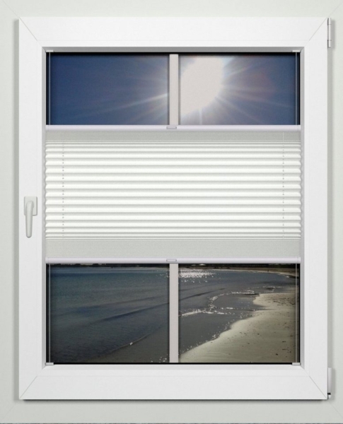 indeko Plissee superior, verdunkelnd, mit Bohren, verspannt, verschraubt, nach Maß Bild 3