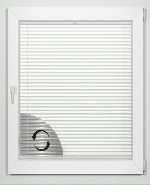 indeko Plissee superior, verdunkelnd, mit Bohren, verspannt, verschraubt, nach Maß Bild 2