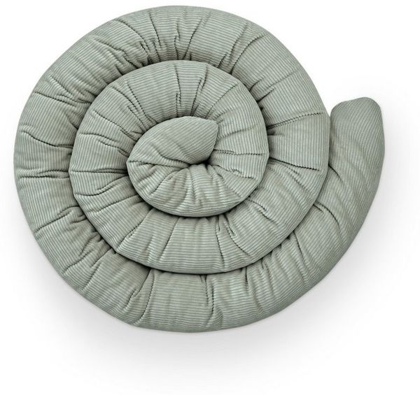 Ehrenkind Nestchenschlange Bettschlange Cord aus 100% Bio-Baumwolle, Schutz und Geborgenheit, (Kuschelschlange, Bettumrandung Babybett), Bettschlange Baby