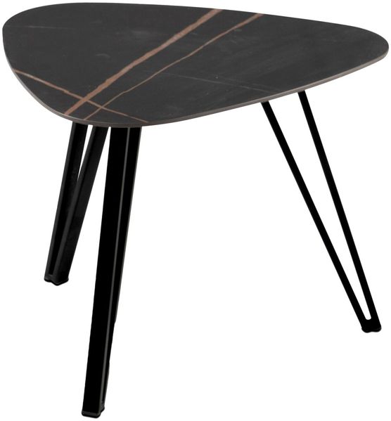 Couchtisch Lisa 1 / LIV 1, Anthrazit, Schwarz, 45 x 35 x 45 cm