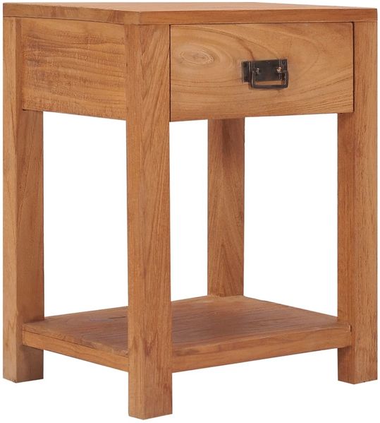 vidaXL Nachttisch 35x35x50 cm Massivholz Teak 287231