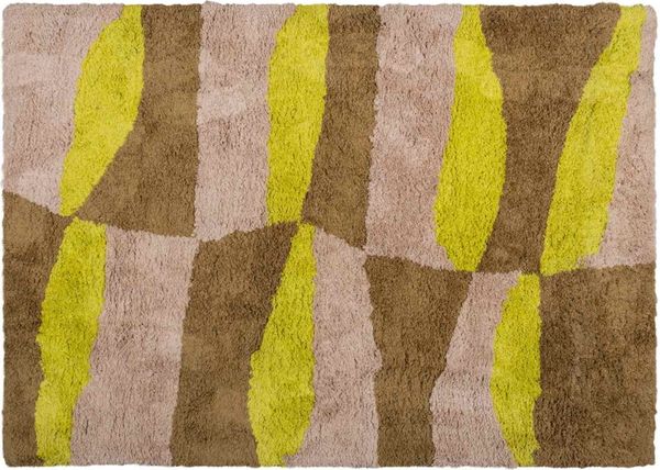 Teppich Musa aus Wollmischung, modern und pflegeleicht, rechteckig, Natur Gelb, 170x240 cm
