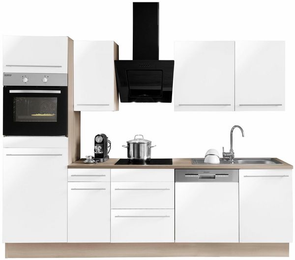 OPTIFIT Küchenzeile Bern, Breite 270 cm, wahlweise mit E-Geräten