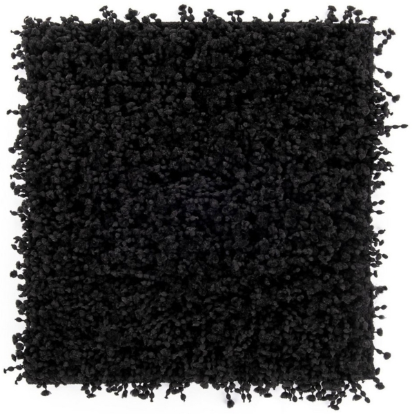 Heckett and Lane Badematte Onda Badematte 60x60 Night Black Badematte 60x60 Night-Black Uni, Baumwollmischung, Badematte Badteppich Bild 3