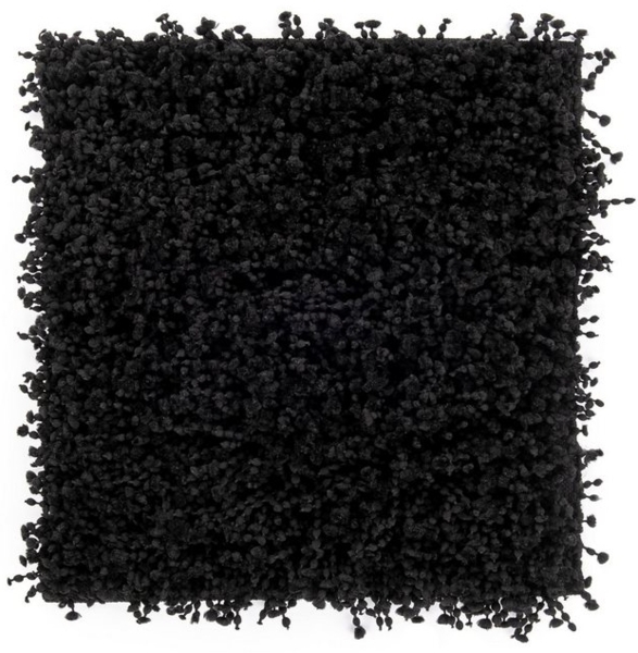 Heckett and Lane Badematte Onda Badematte 60x60 Night Black Badematte 60x60 Night-Black Uni, Baumwollmischung, Badematte Badteppich Bild 2
