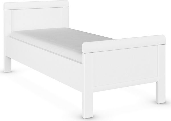 rauch Bett Bett Einzelbett Stollenbett EVELYN, in Komforthöhe aus Holzwerkstoff in elegantem Stil MADE IN GERMANY