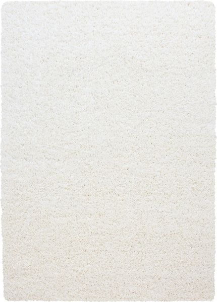 Hochflor Teppich Lux Läufer - 80x150 cm - Creme