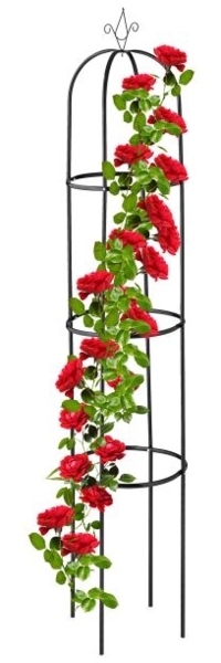 Runde Rankhilfe schwarz