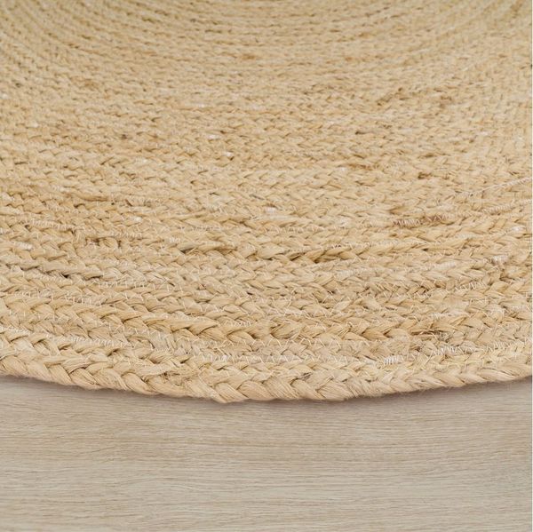 TT Home Teppich Diele, Esszimmer, Flur, Kinderzimmer, Schlafzimmer, Wohnzimmer, Rund, Höhe: 9 mm, Wohnzimmer Teppich Rund Handgewebter Kurzflor Unifarbenes Design Moder