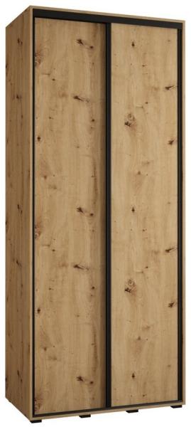 ABIKS MÖBEL Schwebetürenschrank Davos 1 Schlafzimmerschrank - Schiebetüren, Kleiderstange, Regalen Bild 1