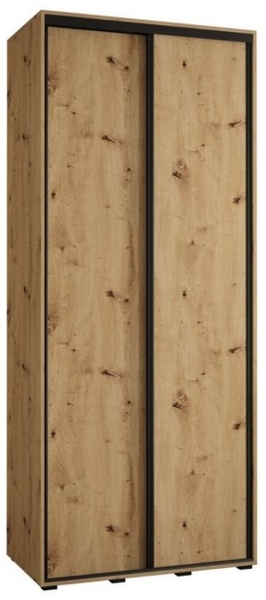 ABIKS MÖBEL Schwebetürenschrank Davos 1 Schlafzimmerschrank - Schiebetüren, Kleiderstange, Regalen Bild 4