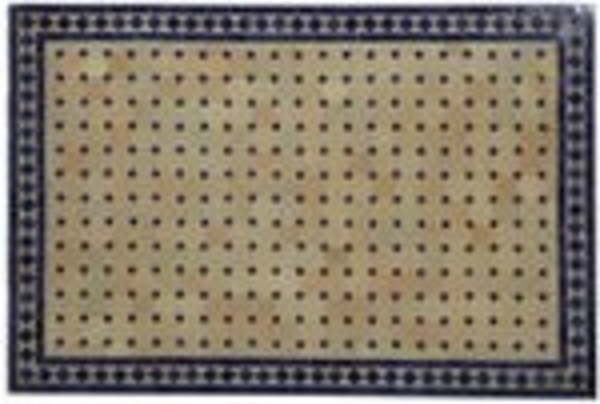 Mosaik-Esstisch 120x80 Blau/Raute