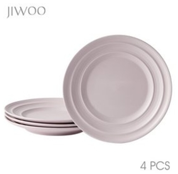 JIWOO Teller 4er,Ø21,5cm,Frühstücksteller,Salatteller,Dessertteller,Pastateller, (4 St), Keramik,Mikrowellen-und spülmaschinenfest,Rutschfest,langlebig Bild 6