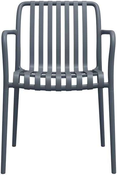 STEELSØN 'Pincoya' Gartenstuhl, anthrazit, Kunststoff, wetterfest und UV-beständig, Balkonstuhl stapelbar, bis 120 kg belastbar, 6er Set Bild 10