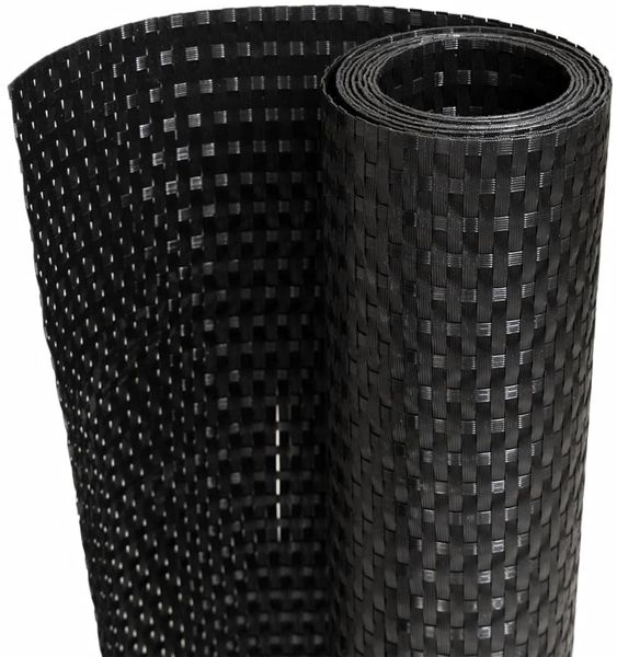 vidaXL Balkon-Sichtschutz Schwarz 300x80 cm Poly Rattan 156295 Bild 2