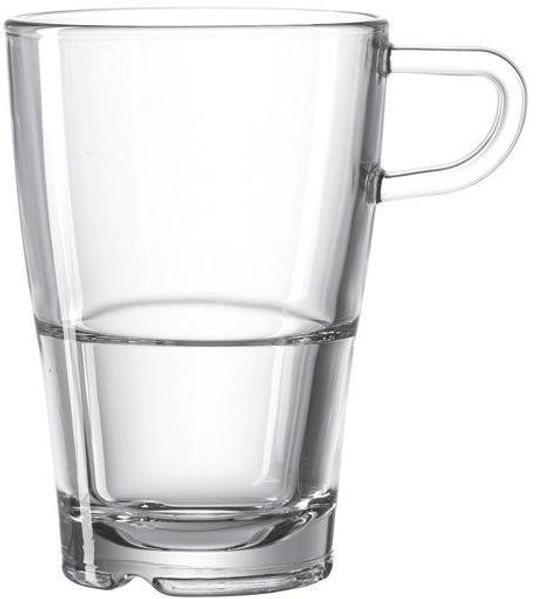 Leonardo Senso Latte Macchiato Becher 6er Set, Kaffeetasse, Kaffee Tasse, Glas, 230 ml, 14650