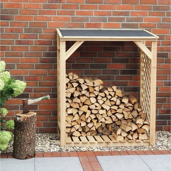 promadino Kaminholzregal Speyer, BxTxH:119,5x68x148 cm