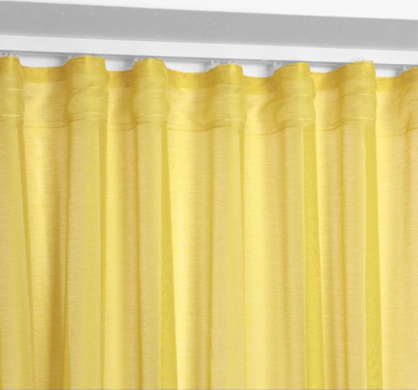 Beautex Gardine Transparente Gardine Dolly, wählbar mit Kräusel- und Ösen- Aufhängung (2 St), Kräuselband, transparent