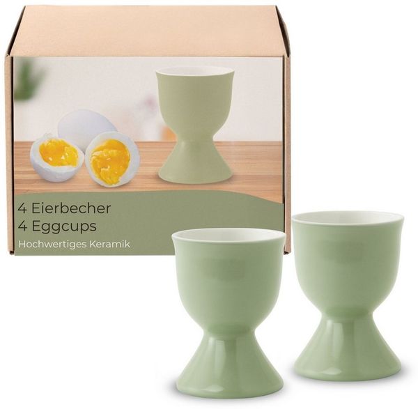 matches21 HOME & HOBBY Eierbecher, (4-tlg), Spülmaschinenfeste Eierhalter für Frühstückstisch