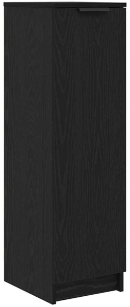 vidaXL Schuhschrank mit Regal Schwarz Eichen-Optik 29,5 x 35 x 101 cm 862101