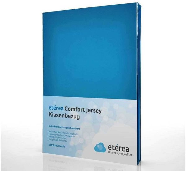 etérea Himmlische Qualität Kissenbezüge etérea Comfort Jersey Kissenbezug Doppelpack, (2 Stück)