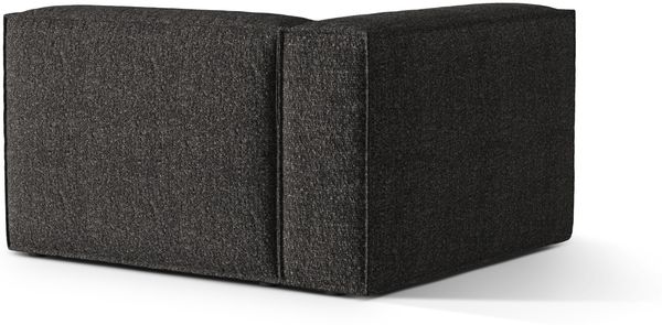 Micadoni Eckmodul Groß Nuria 1-Sitzer Links Boucle Anthrazit Bild 2