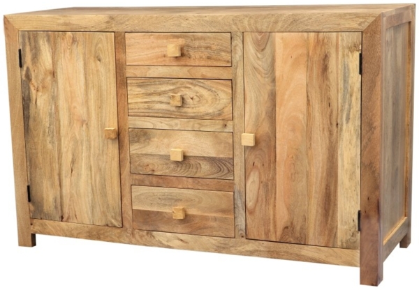 Kommode Hina 140x90x45 aus Mangoholz Bild 3