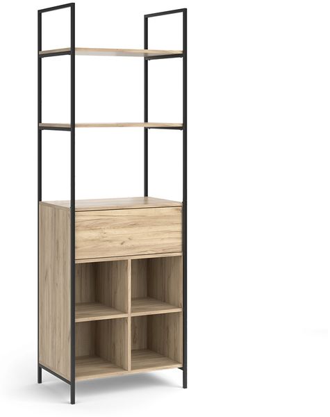 Kleiderschrank Enya Holz 60 x 180 cm mit Schublade Vicco