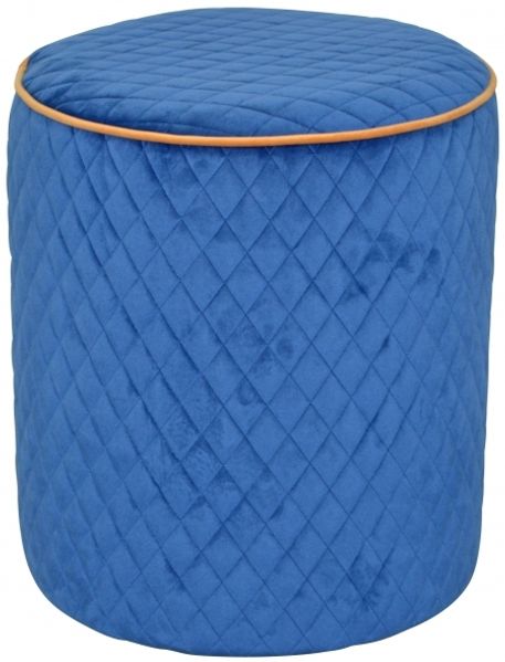 Sitzhocker/-pouf "Anika" blau