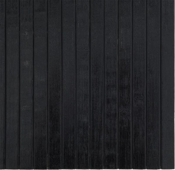 vidaXL Teppich Rechteckig Schwarz 70x200 cm Bambus 376744 Bild 6