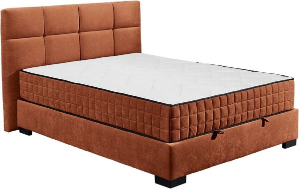 ED EXCITING DESIGN Boxbett Nagol, mit Bettkasten, mit Wendematratze, erhältlich in verschiedenen Breiten