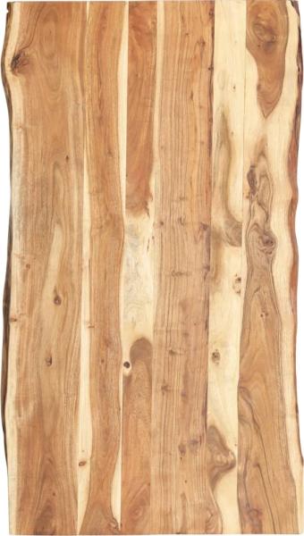 vidaXL Tischplatte Massivholz Akazie 118x(50-60)x3,8 cm 286334