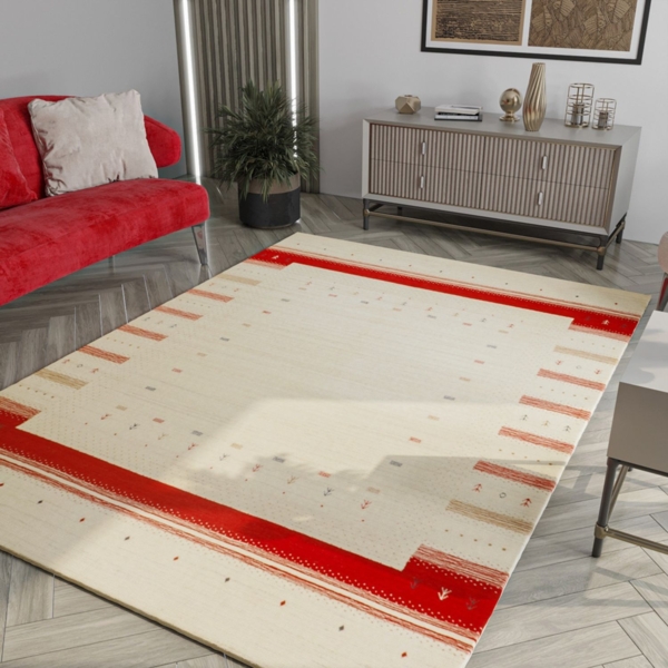 Morgenland Gabbeh Teppich - Loribaft Softy - Aurora Flair - rechteckig Bild 7