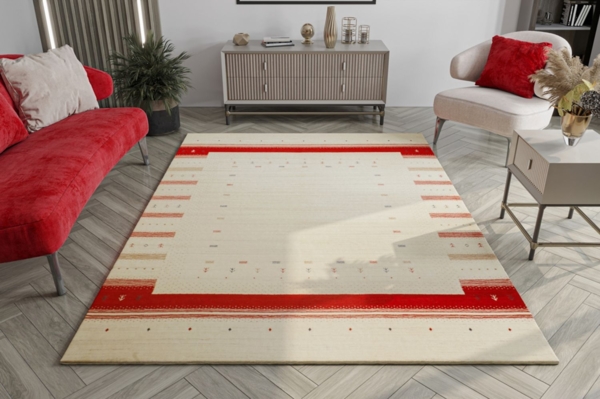 Morgenland Gabbeh Teppich - Loribaft Softy - Aurora Flair - rechteckig Bild 6