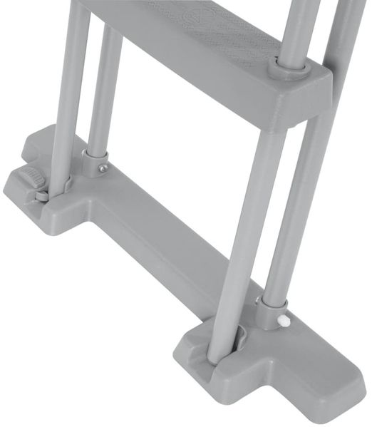 Bestway 'Flowclear' Pool-Leiter, 4 Stufen, für Pools bis 132 cm Höhe, Stahl/Kunststoff Bild 5
