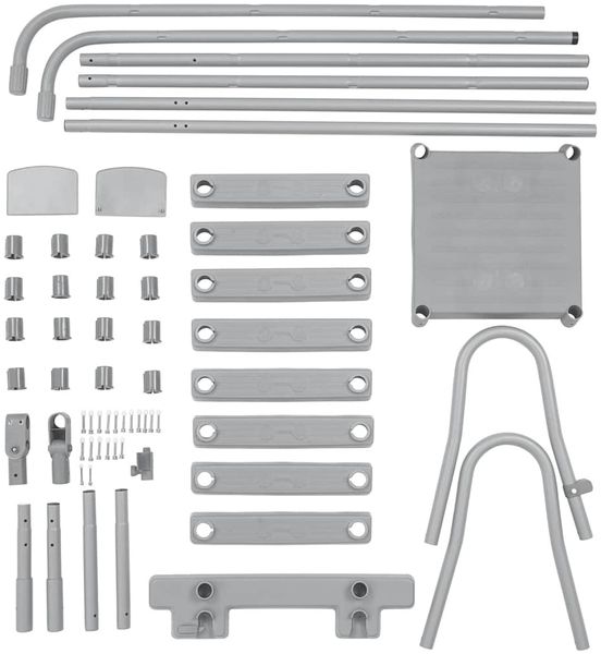 Bestway 'Flowclear' Pool-Leiter, 4 Stufen, für Pools bis 132 cm Höhe, Stahl/Kunststoff Bild 7