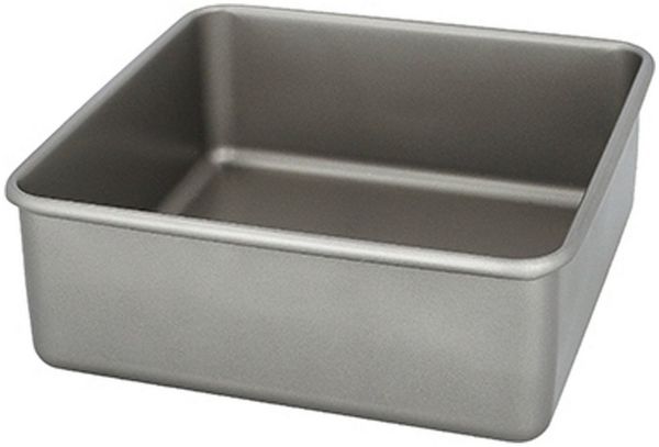 Birkmann Backform BAKER`S BEST, 22x22 cm, Grau, Karbonstahl, (1-tlg), Antihaftbeschichtung, Handwäsche