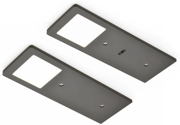 AstraLED SE Set-2 Unterbodenleuchten schwarz matt 3000 K warmweiß / Nischenleuchten / Lumica