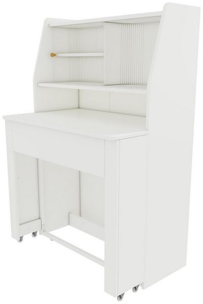 autolock Esstisch Ausziehbarer Küchentisch 52–132,5 cm mit Stauraum-Sideboard, multifunktionaler Esstisch Stehtisch Couchtisch für Kleine Wohnung